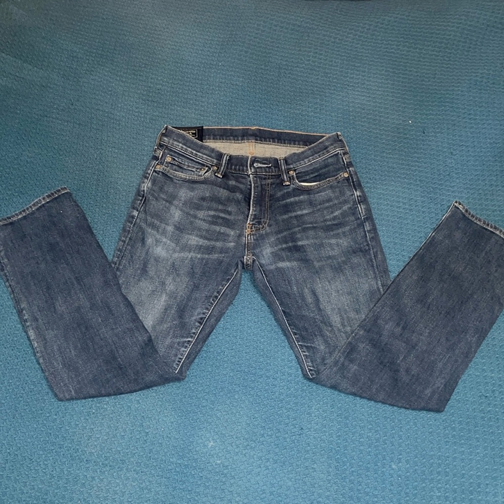 Abercrombie and Fitch 29x30 straight stretch jeans